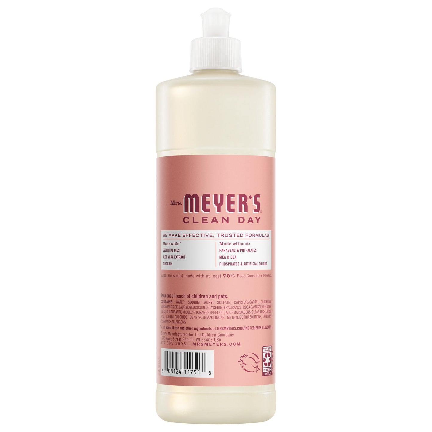 Rose Dish Soap Mrs. Meyers - for Convenient Dishwashing