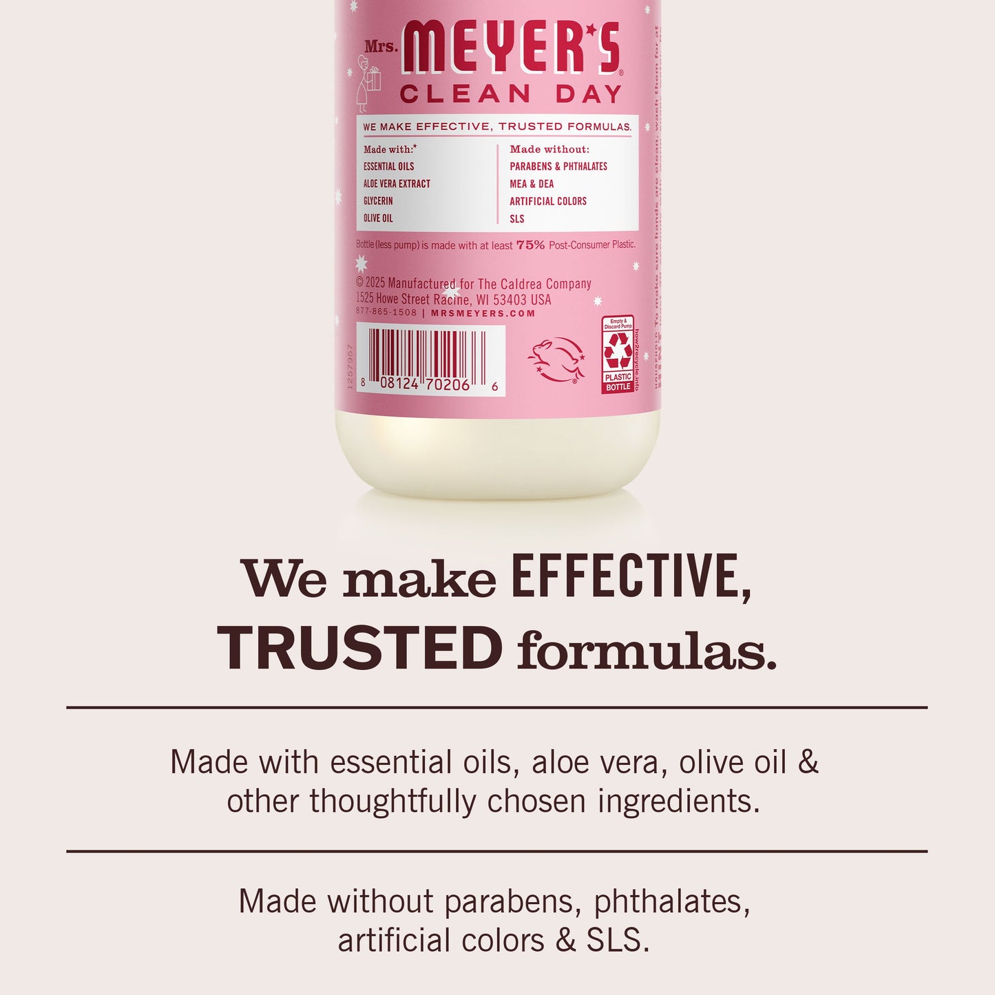 Mrs. Meyers Peppermint Liquid Hand Soap - for Convenient Hand Care