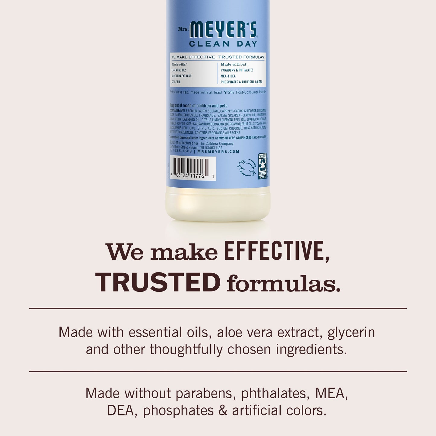 Mrs. Meyers Bluebell Dish Soap - for Convenient Dishwashing