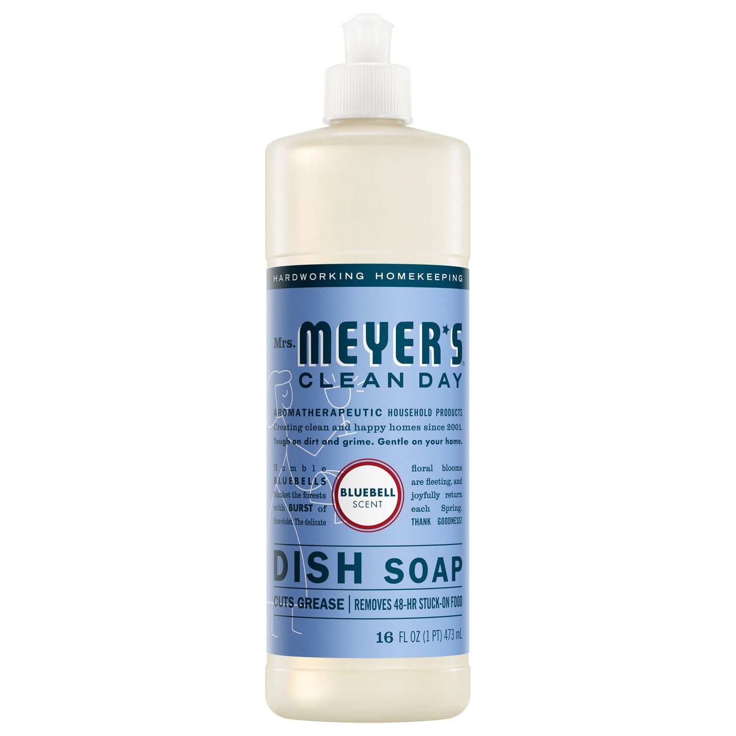Mrs. Meyers Bluebell Dish Soap - for Convenient Dishwashing