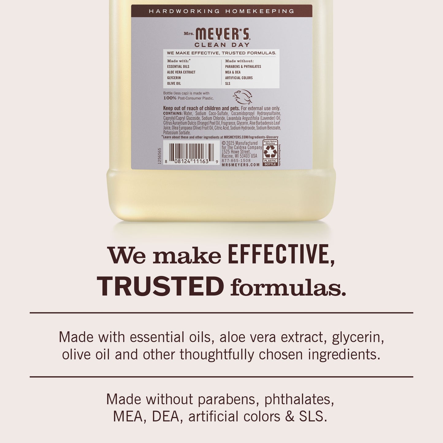 Lavender Liquid Hand Soap Refill Mrs. Meyers - for Convenient Hand Care