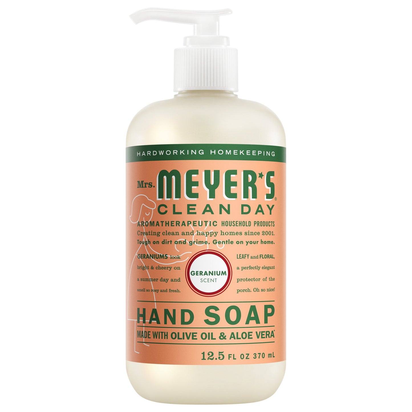 Mrs. Meyers Geranium Liquid Hand Soap - for Convenient Hand Care