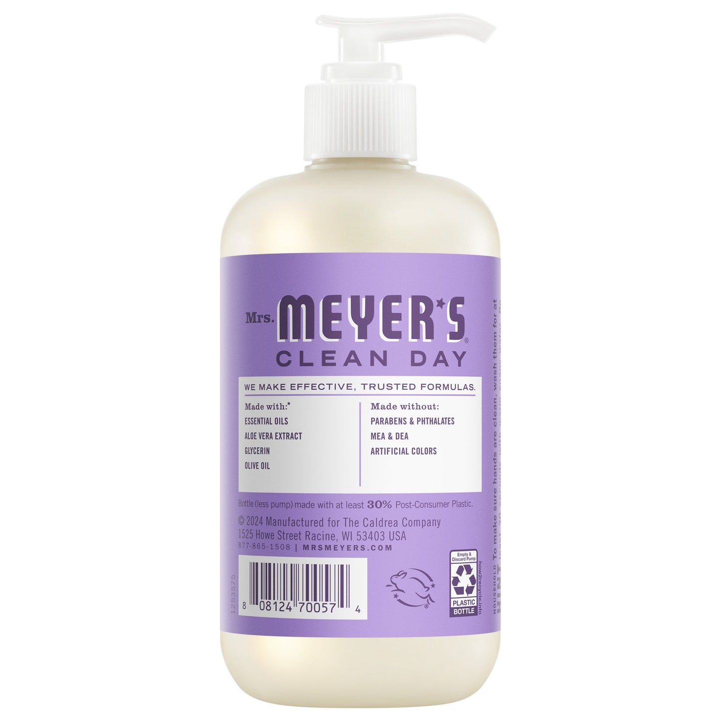 Mrs. Meyers Lilac Liquid Hand Soap 3 - count Bundle - for Convenient Hand Care