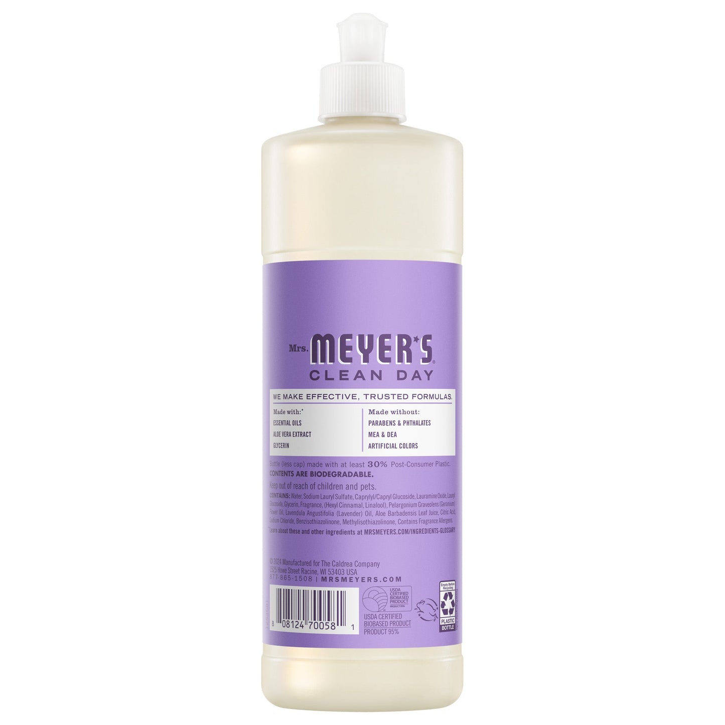 Lilac Dish Soap Mrs. Meyers - for Convenient Dishwashing