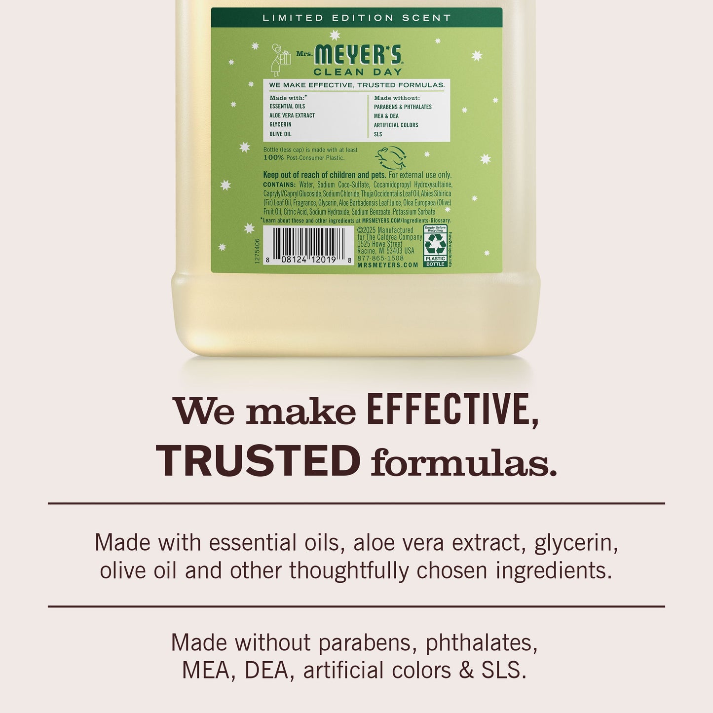 Mrs. Meyers Iowa Pine Liquid Hand Soap Refill - for Convenient Hand Care