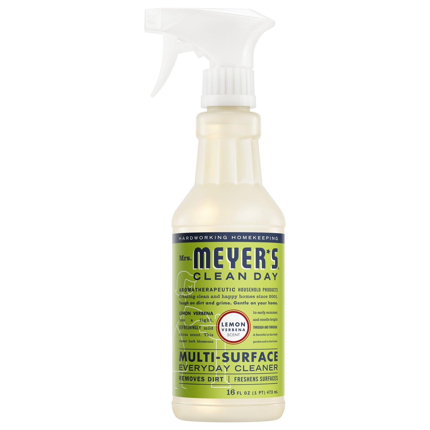 Mrs. Meyers Lemon Verbena Multi - Surface Everyday Cleaner - for Convenient Home Cleaning