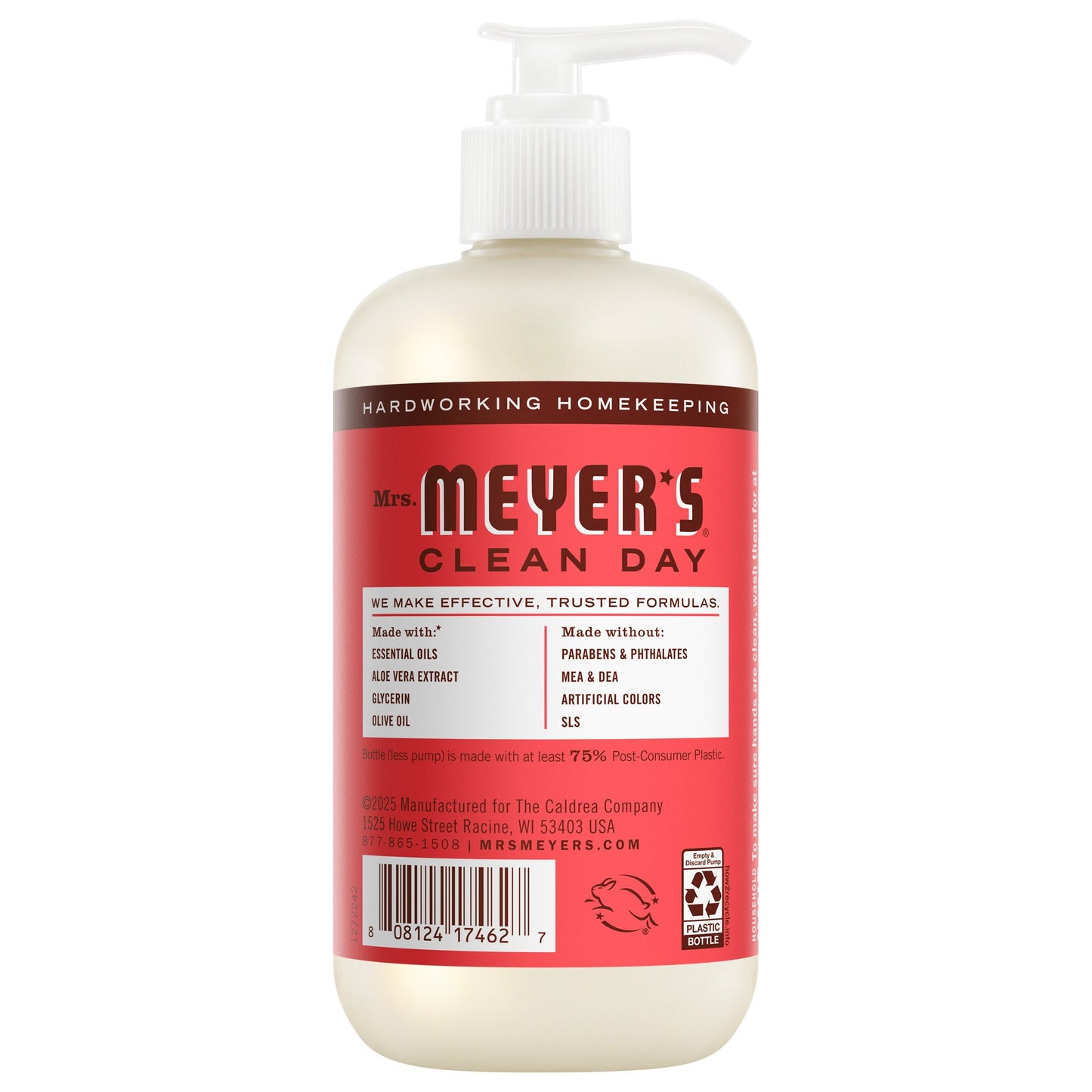 Mrs. Meyers Rhubarb Liquid Hand Soap - for Convenient Hand Care