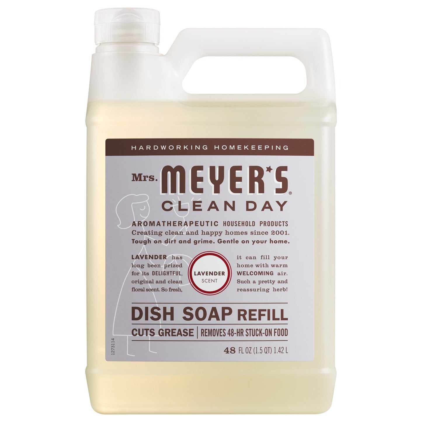 Mrs. Meyers Lavender Dish Soap Refill - for Convenient Dishwashing