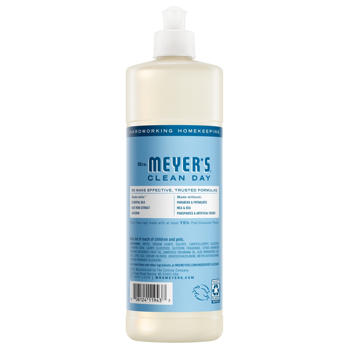 Mrs. Meyers Rain Water Dish Soap - for Convenient Dishwashing