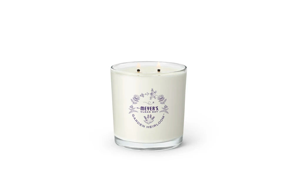 Mrs. Meyers Moonflower Garden Heirloom Candle - for Convenient Home Fragrance