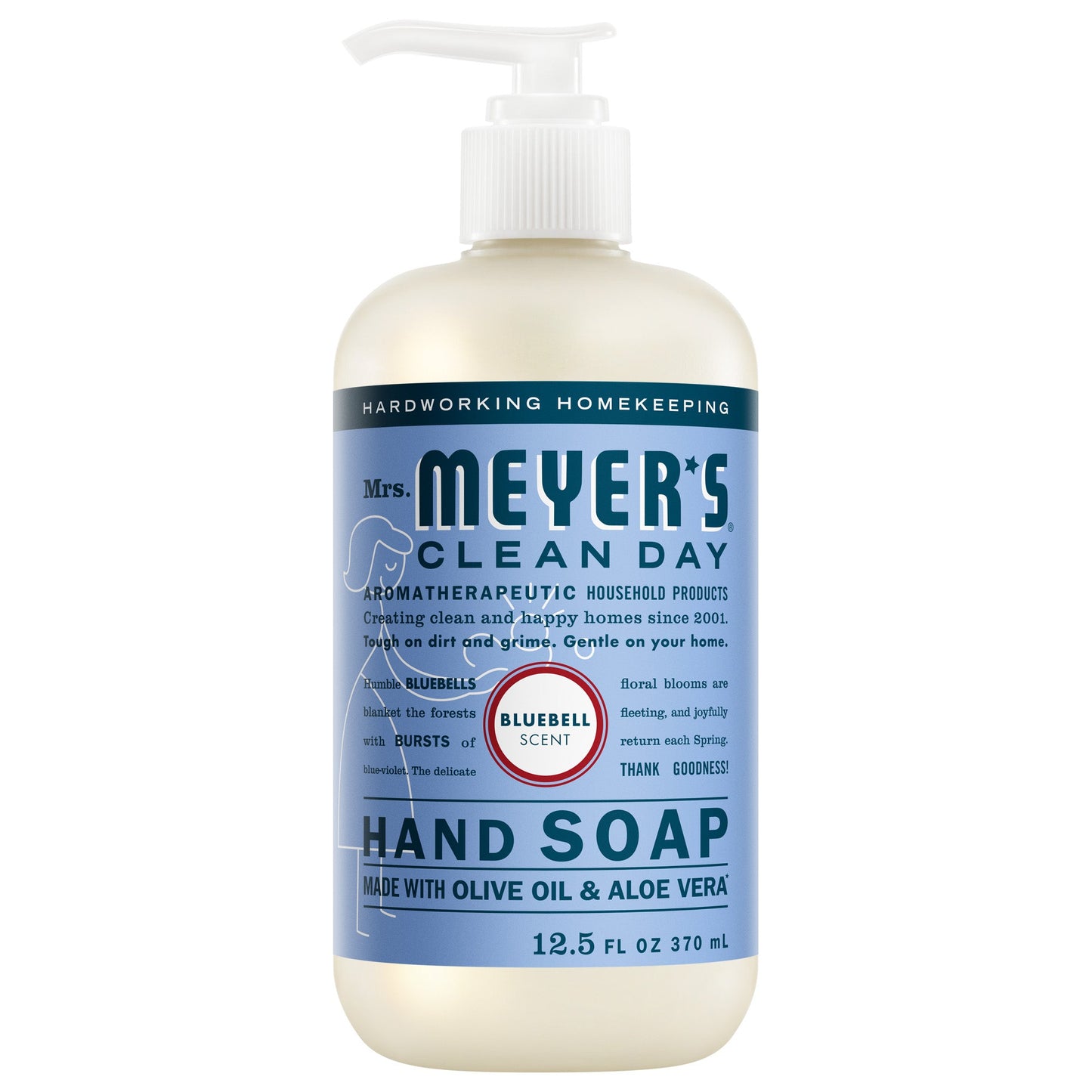 Mrs. Meyers Bluebell Liquid Hand Soap - for Convenient Hand Care