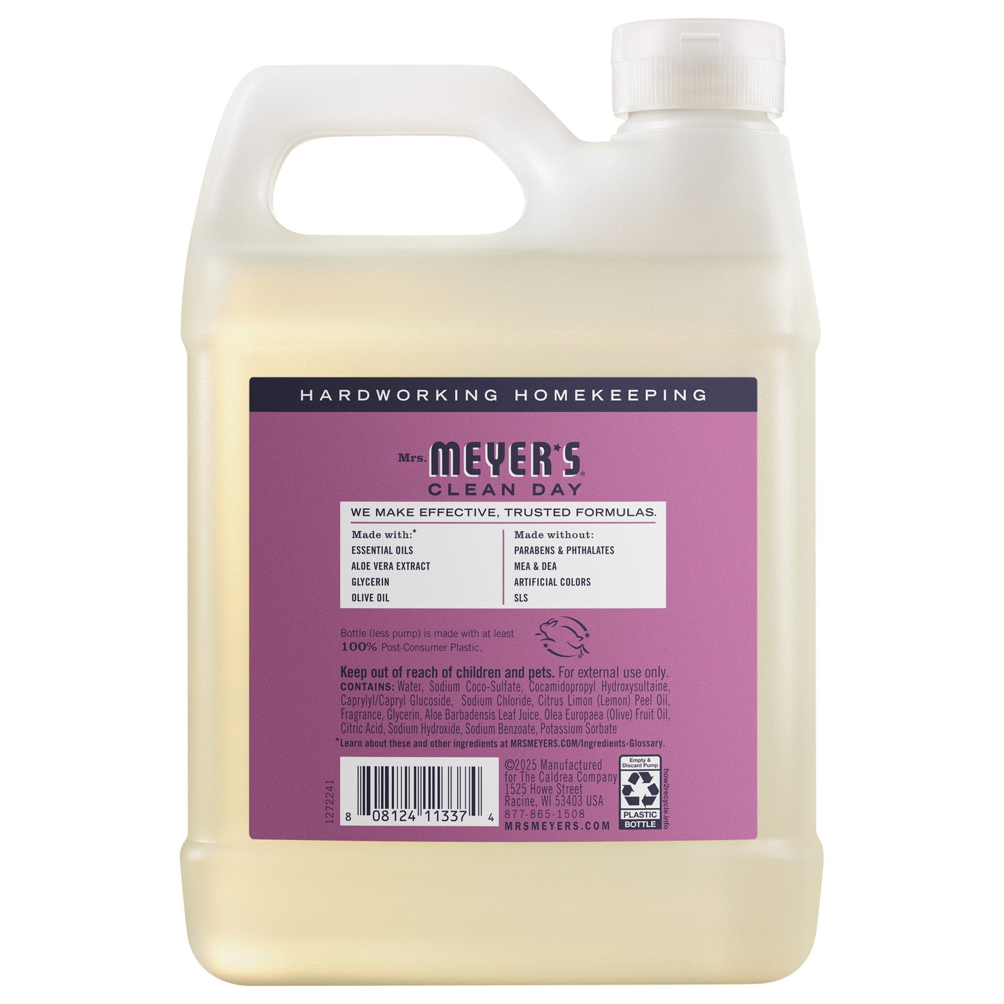 Mrs. Meyers Plum Berry Liquid Hand Soap Refill - for Convenient Hand Care