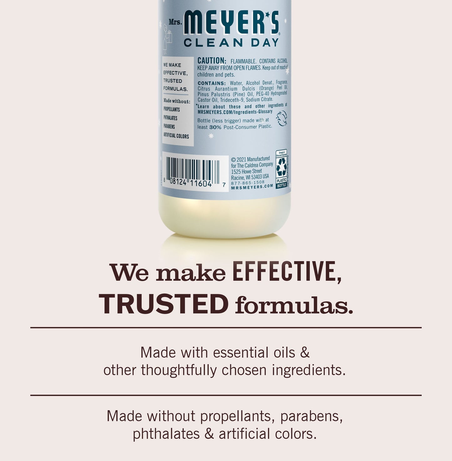 Mrs. Meyers Snowdrop Room Freshener - for Convenient Home Fragrance