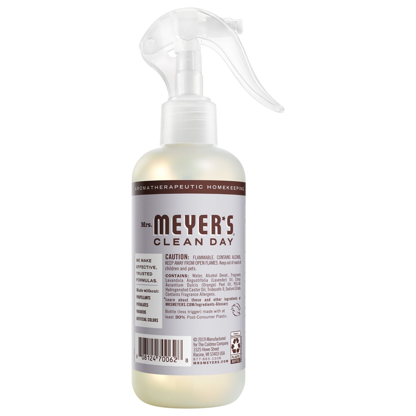 Lavender Room Spray: Non - Aerosolized Room Freshener Mrs. Meyers - for Convenient Home Fragrance